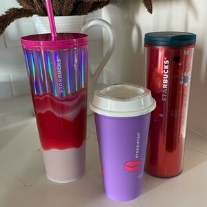 Starbucks valentine set! Of 3